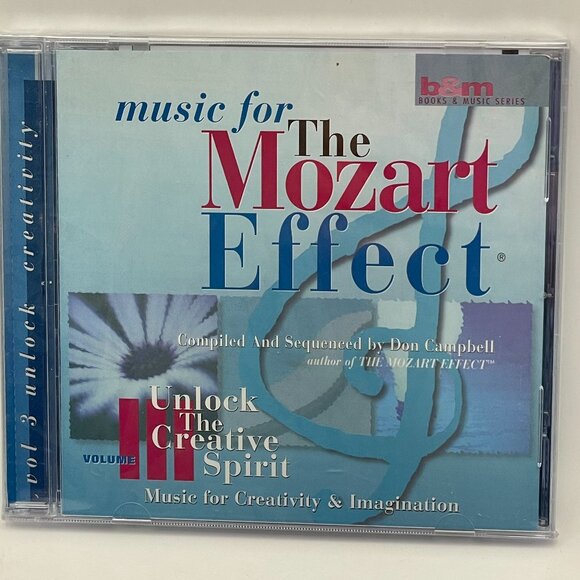 Music for The Mozart Effect CD Vol 3 Unlock The Creative Spirit Meditation New - Picture 1 of 8